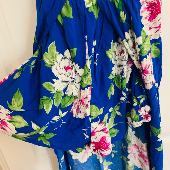 NWT-Floral Romper with Maxi Skirt - Picture 3 of 7